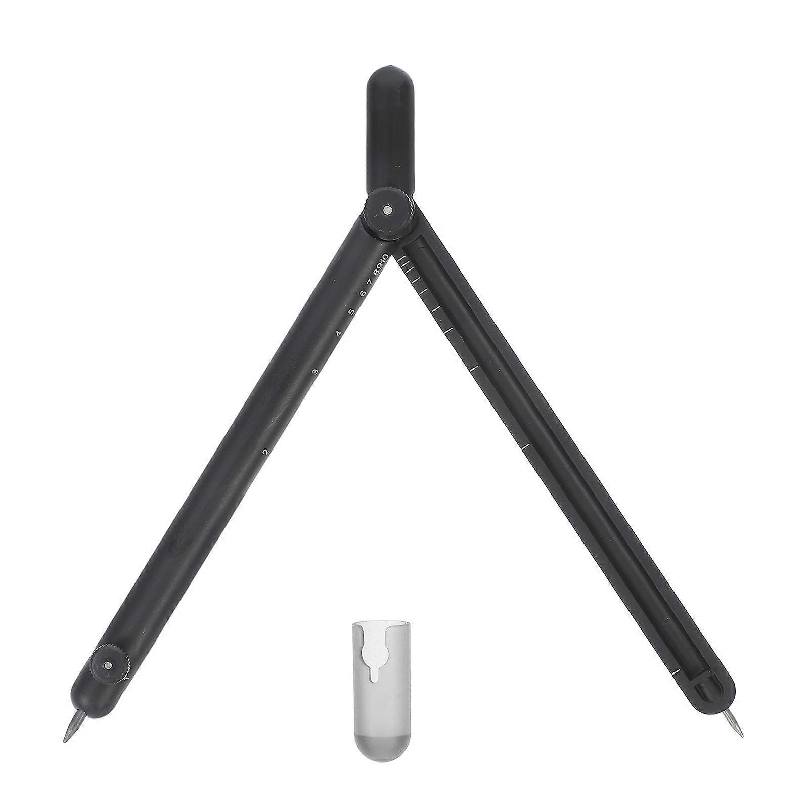 Round Scale Compass for Geometry Drawing Tool with Radius Scale for Students