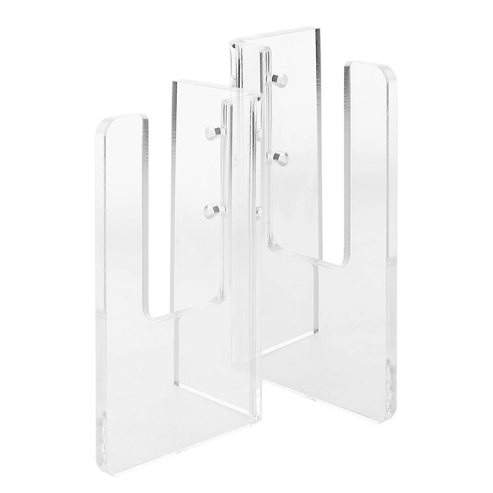 Acrylic Skateboard Wall Mount for Home Use Transparent Display Rack Holds Skateboards Snowboards 1 Set