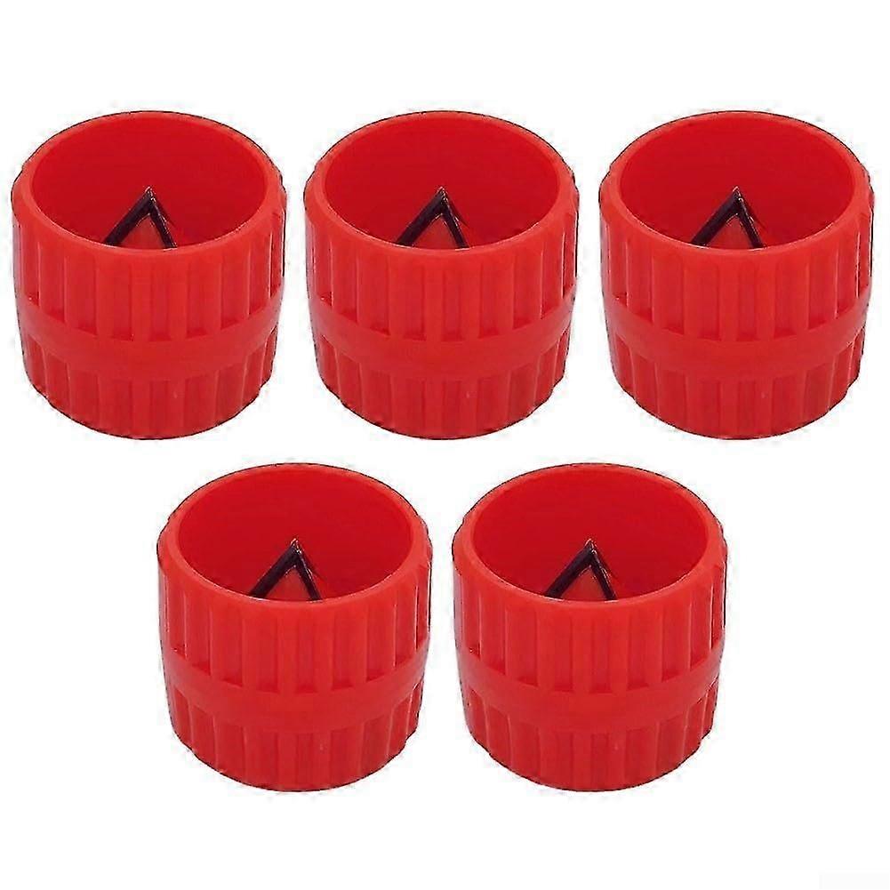 Tubing Chamfer Tool Set, 5Piece Deburring Tools for Pipe Maintenance and Installation, Universal Fit