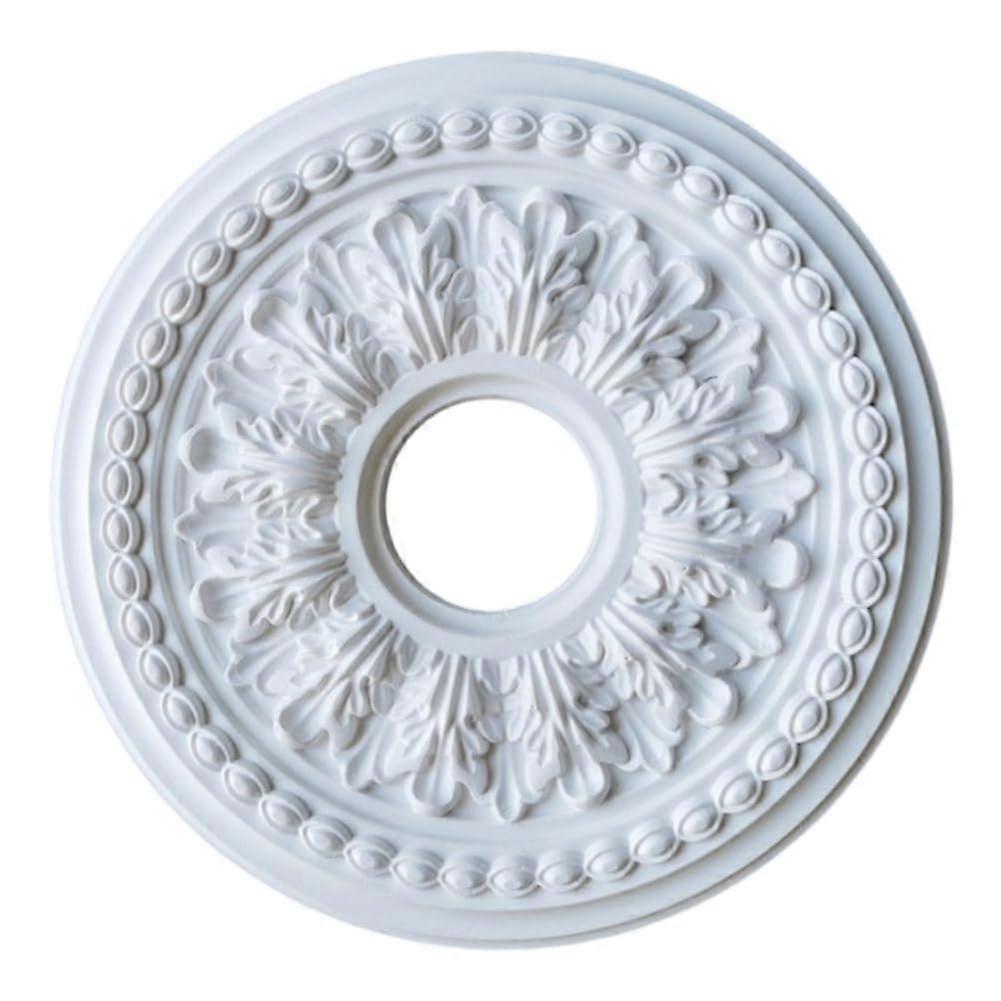 Circular PU Lamp Panel Ceiling Fan Light Cover For Chandeliers, Decorative Ceiling Light Panel Home Lighting