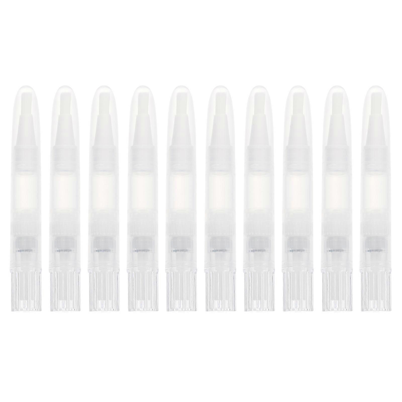 Transparent Nail Polish Empty Pen for Twisting Manicure 10Pcs Set