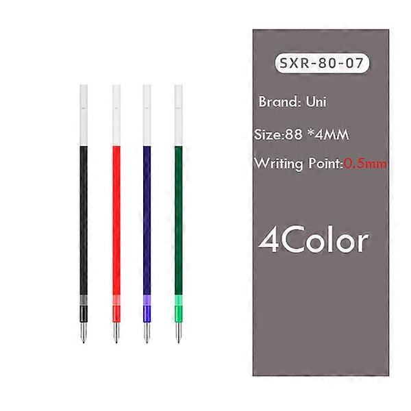 UNI 4+1 Multi-Function Stationery School Supplies lapices Ballpoint Pen+Mechanical Pencil 0.5MM Replaceable Core Quick Drying