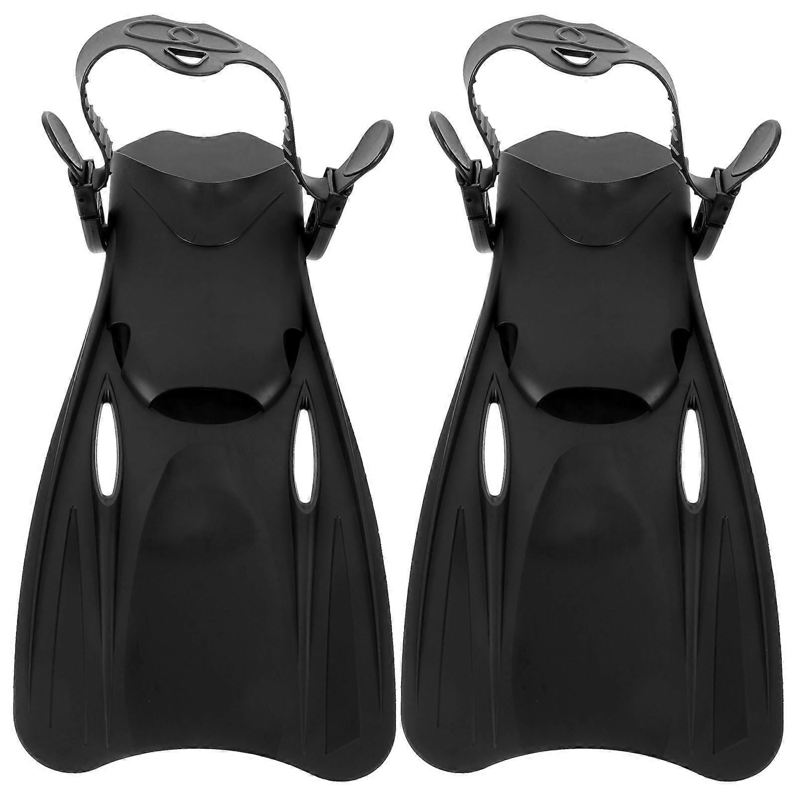 Swimming Training Fins Plastic for Snorkeling Use 1Pair