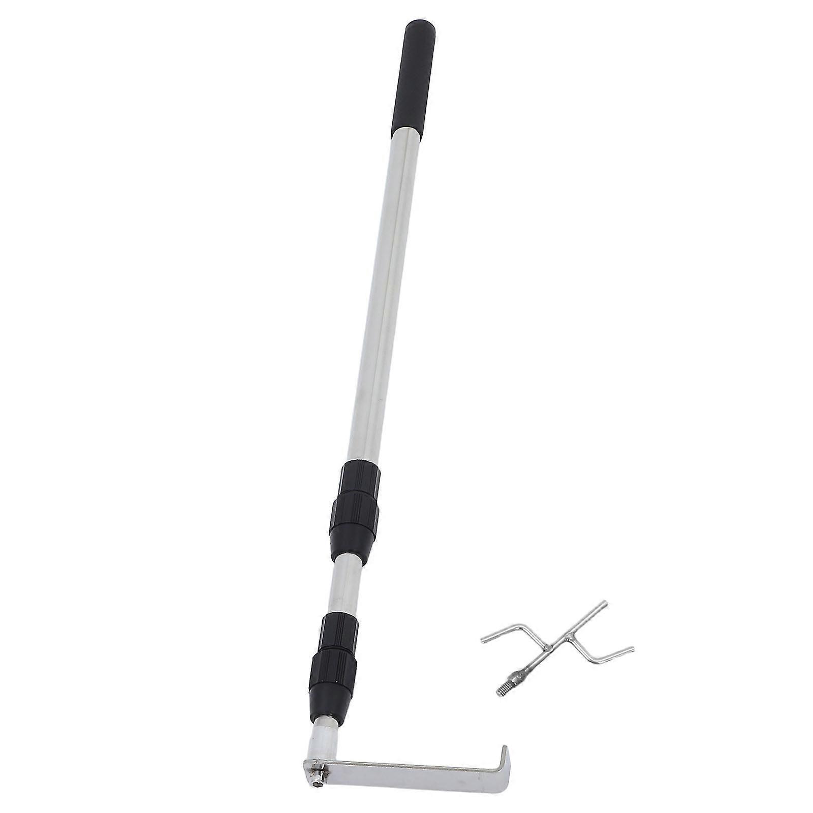 Telescoping Cargo Retriever Tool for Truck Bed Cargo Grabber 1. Silver