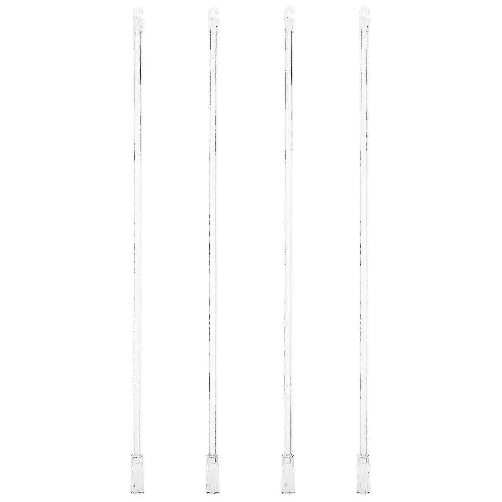 4pcs Transparent Pulling Rods For Home Blinds, Vertical Blinds Handle Wands, Compatible With Various Blind Brands
