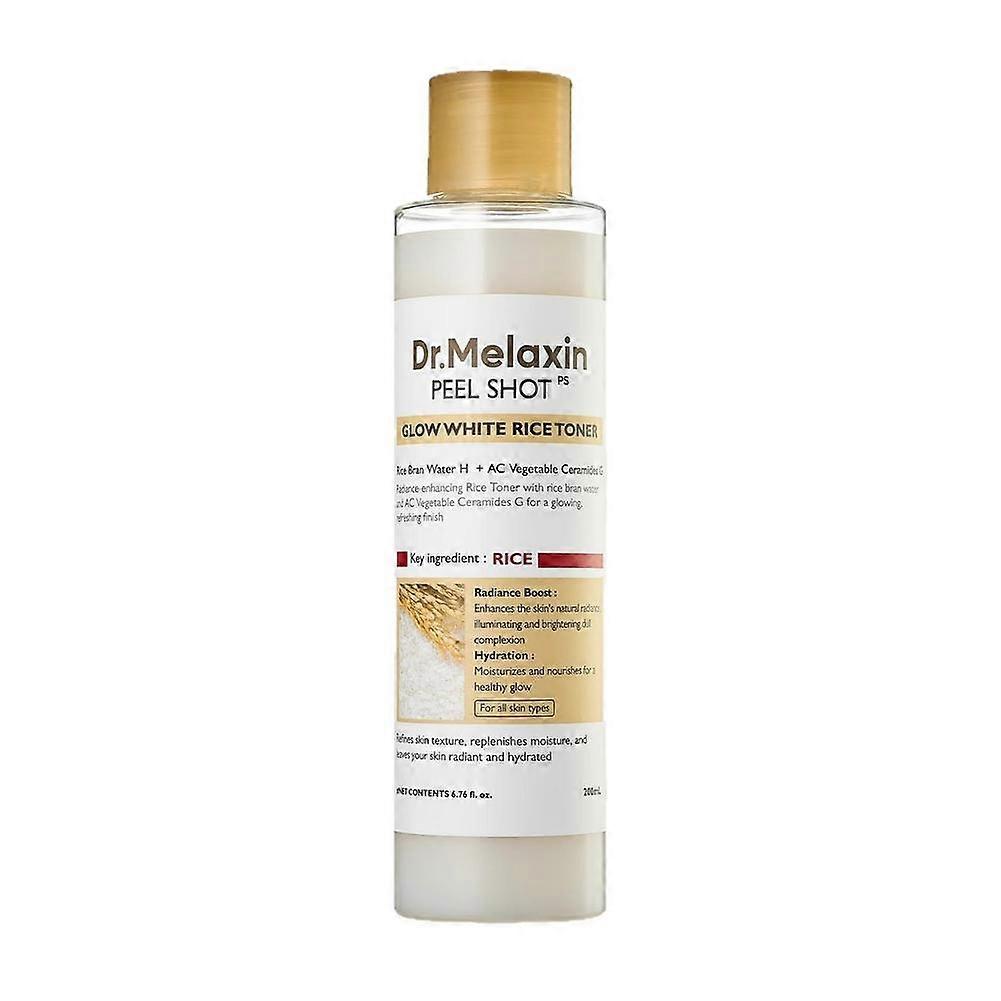 Yellow Rice Toner 200ml Moisturizing Refreshing Hydration Day Night Use