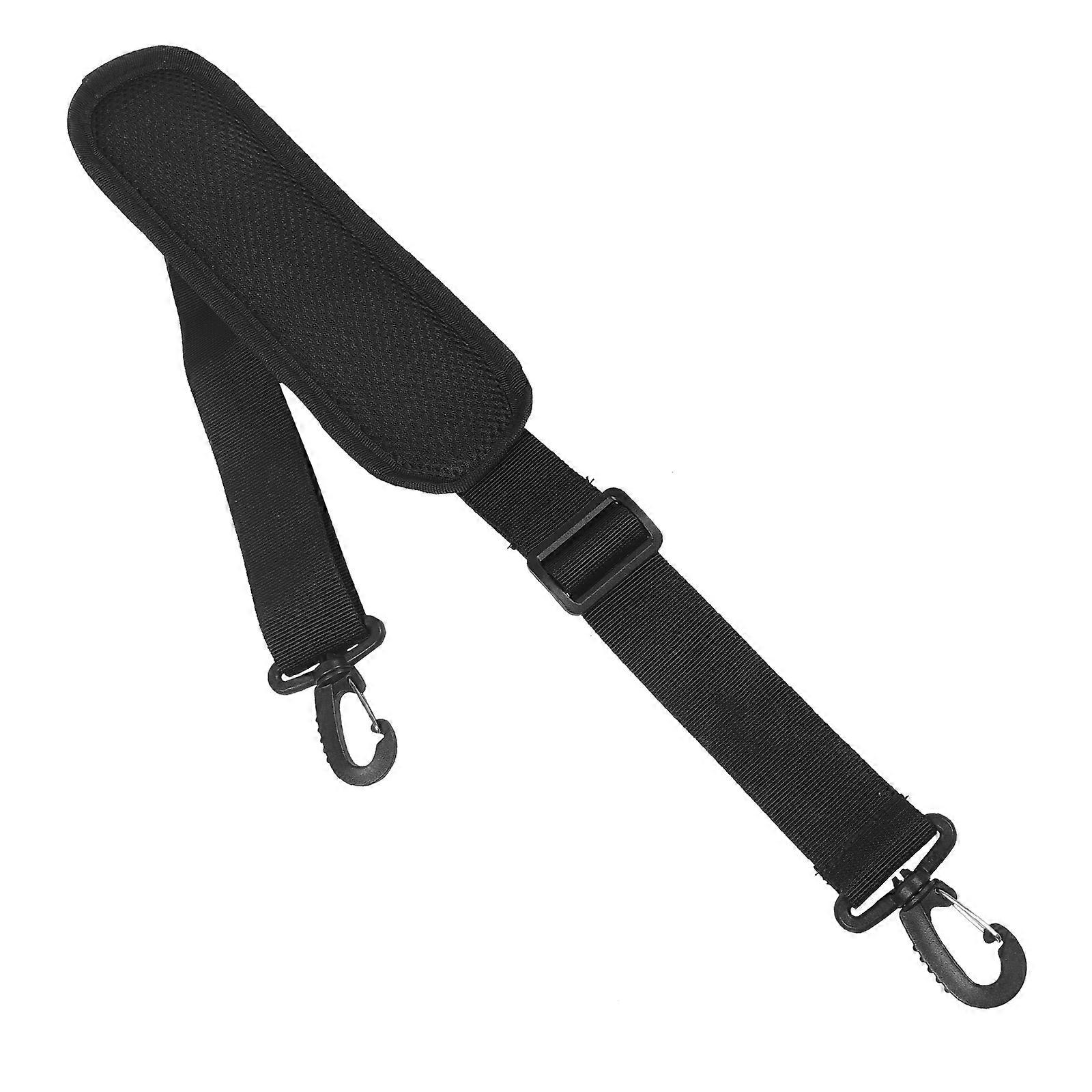 Adjustable Shoulder Strap Replacement 3Pcs Laptop Bag Strap Reducing Shoulder Pressure Practical Black Color For Men