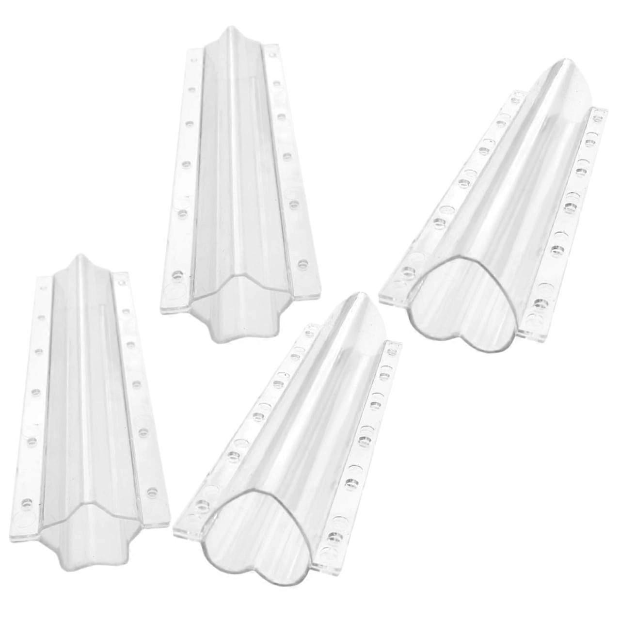 4pcs Cucumber Shape Molds Heart and Star Vegetable Shaping Tools Reusable Garden Growing Kit