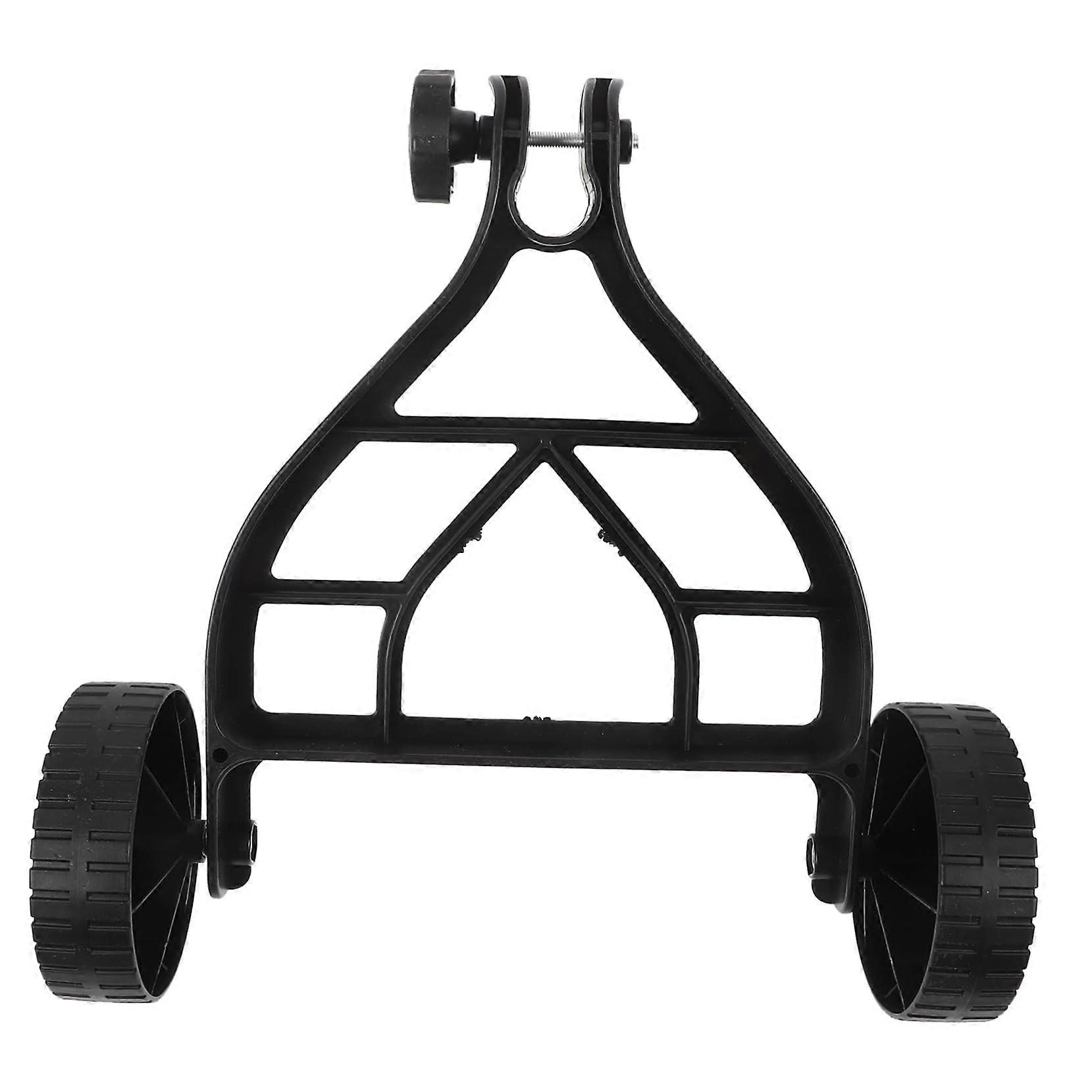 Lawn Mower Replacement Caster Wheel with Durable Rubber and Smooth Rotation for Easy Installation