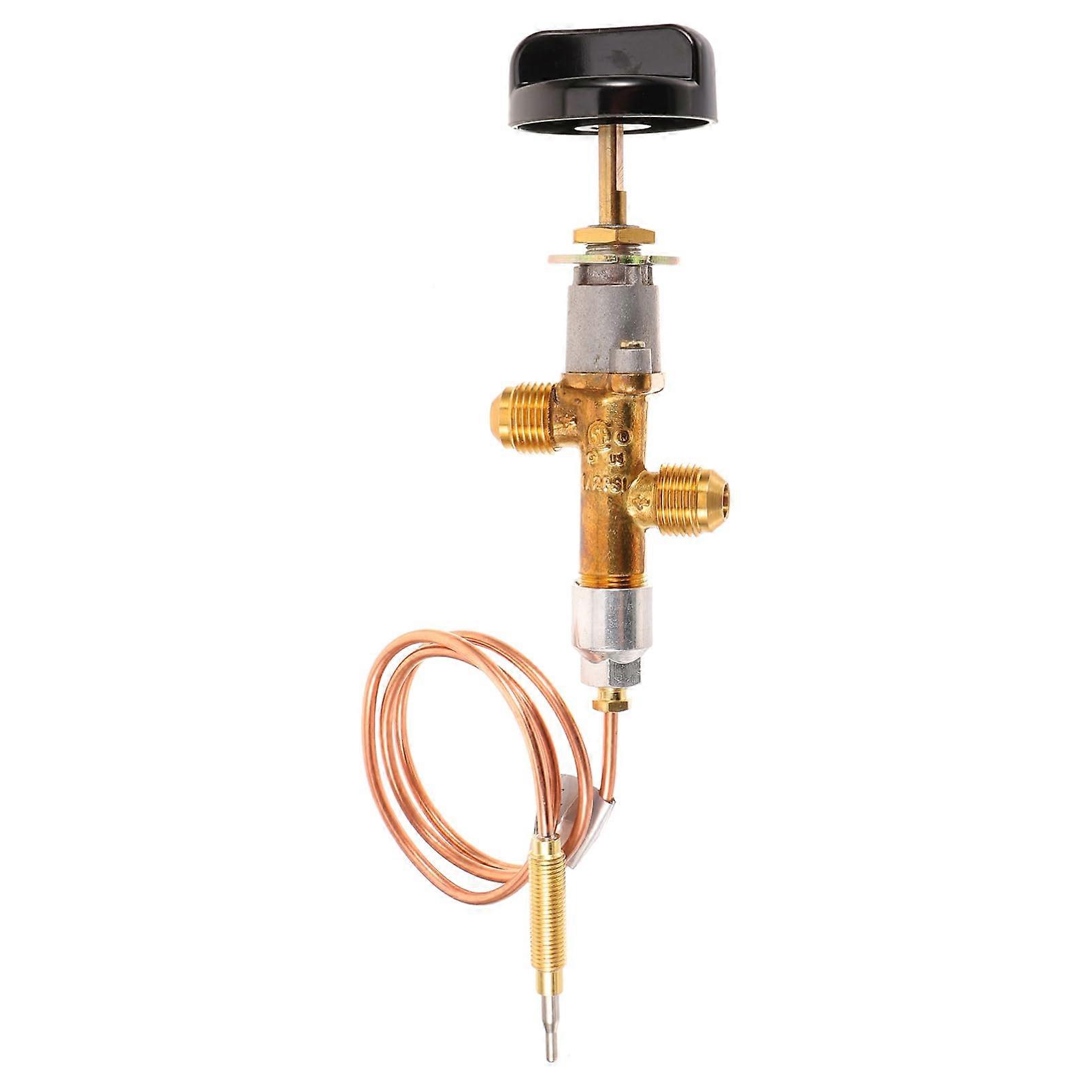 Propane Fire Pit Valve Kit with Flame Failure Safety and Easy Installation for Outdoor Camping
