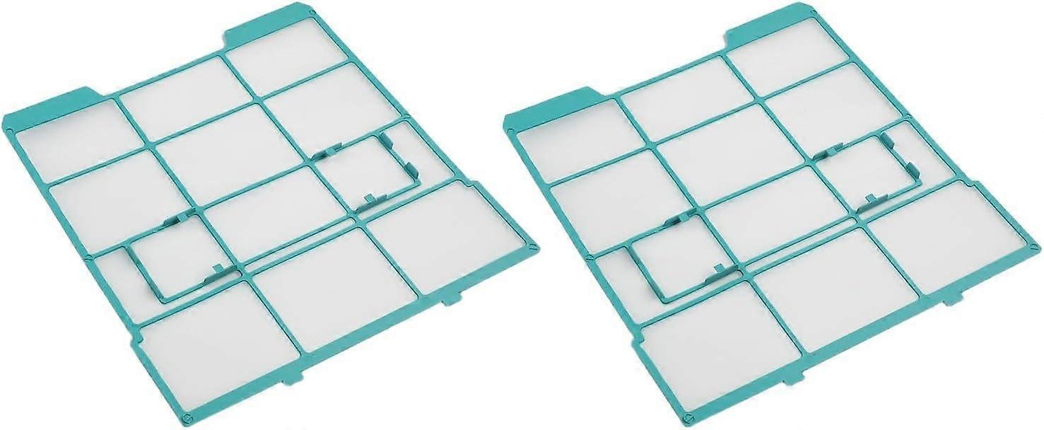 2pcs Air Conditioner Filter Dust Protection Screen for Indoor Unit, Easy Install Plastic 29x27.5