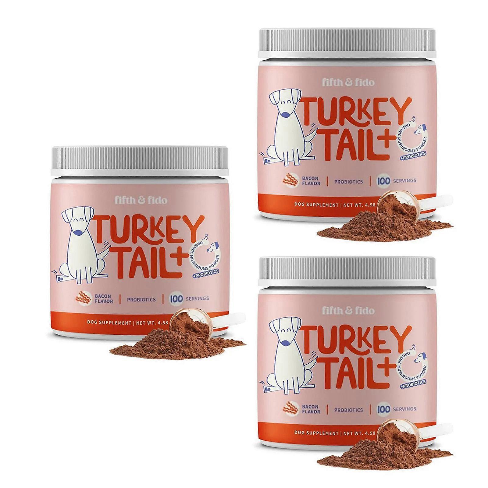 Champignon queue de dinde pour chiens - Extrait de queue de dinde bio - Confort et santé