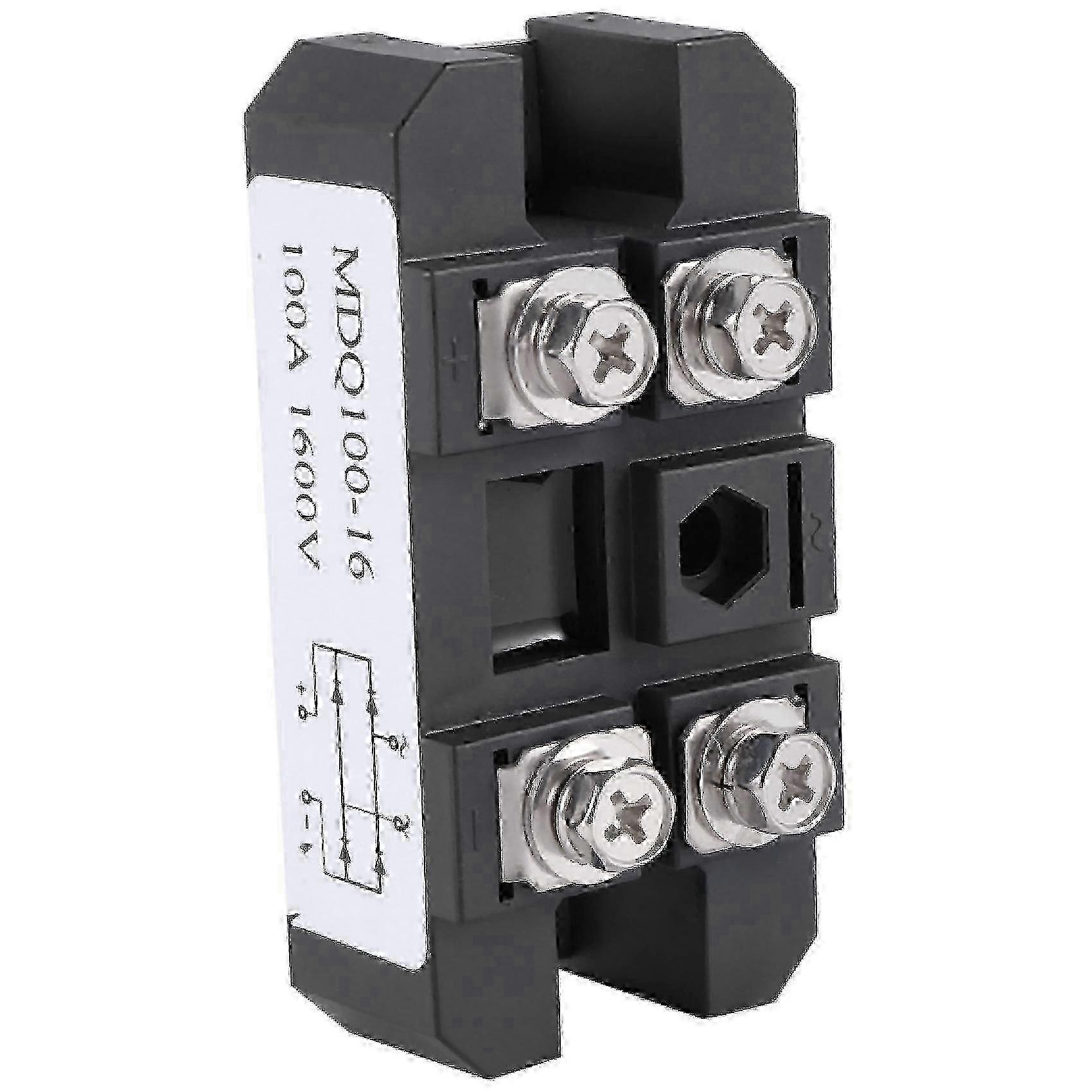 MDQ 100A-1600V Black Single-Phase Diode Bridge Rectifier 100A Amp 1600V