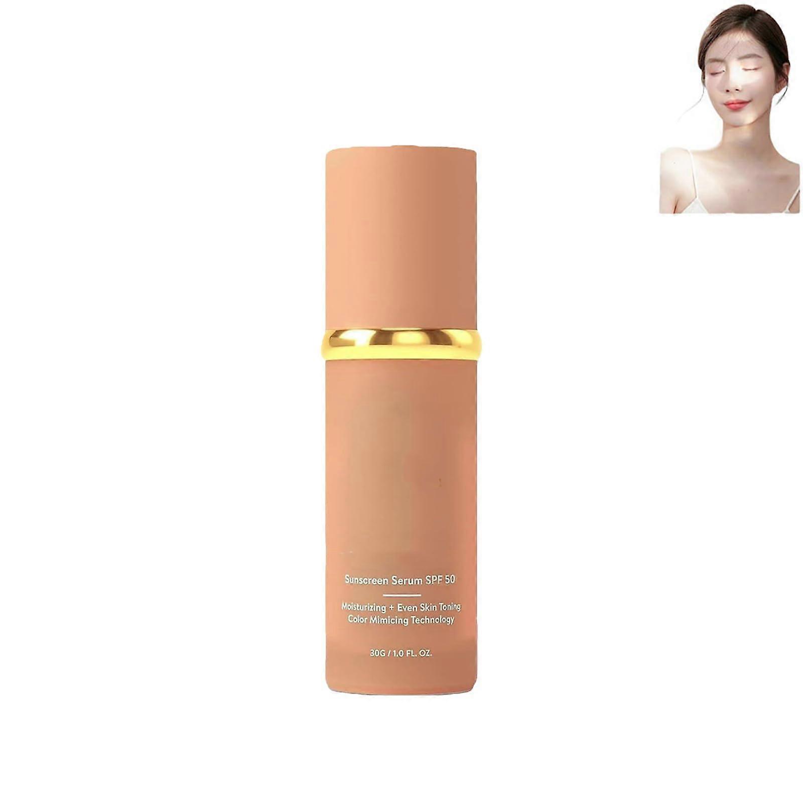 4 in 1 Liquid Foundation with Sunscreen, Long Lasting Full Coverage for All Skin Types, 30ml