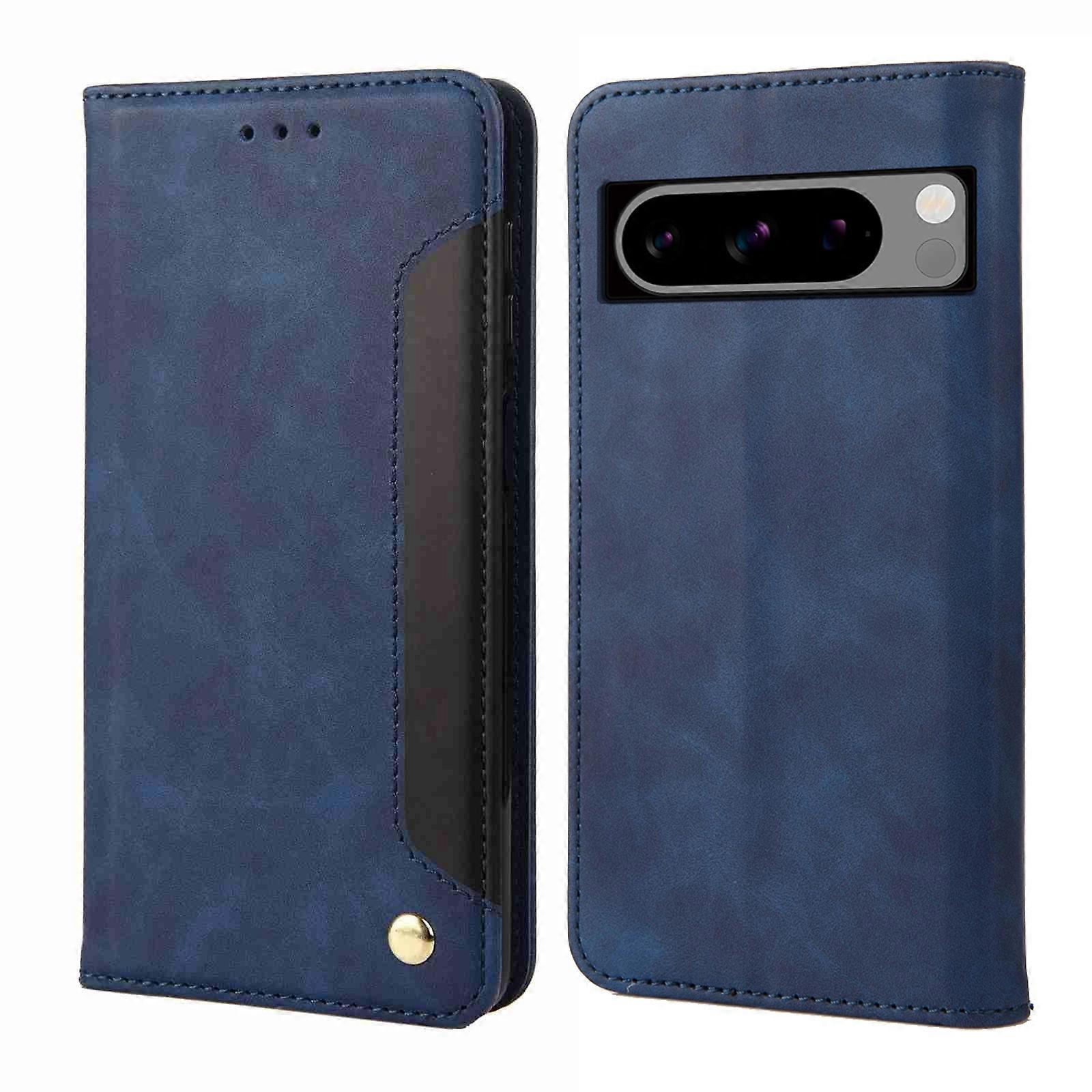 Skin Feel Splicing Leather Phone Case