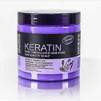 Haarmaske für trockenes, strapaziertes Haar – Intensive Feuchtigkeitspflege mit Keratin – Anti-Frizz – 500 ml