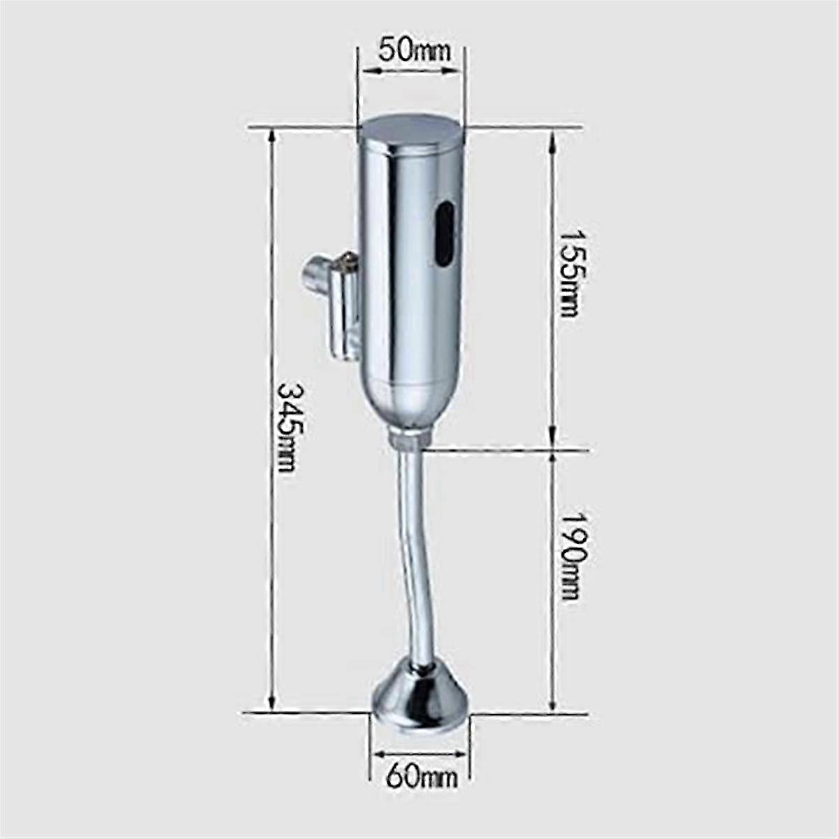 Urinal Sensor Flush Valve Urinal Flush Valve Wall-Mounted Urinal Automatic Flusher Hotel Bathroom W