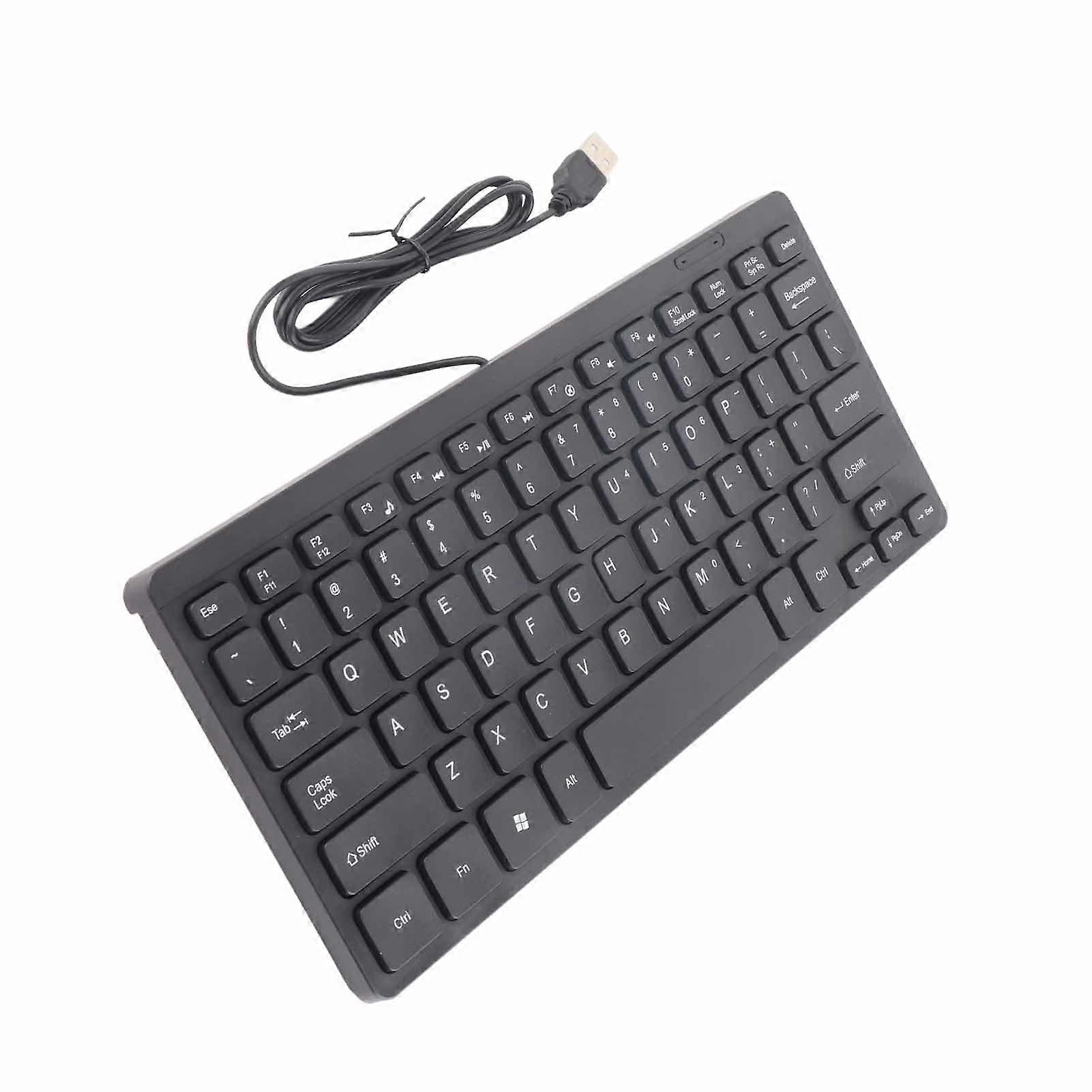 Mini USB Keyboard with ExtraLong Cable and Ergonomic Keys for Laptop K1000