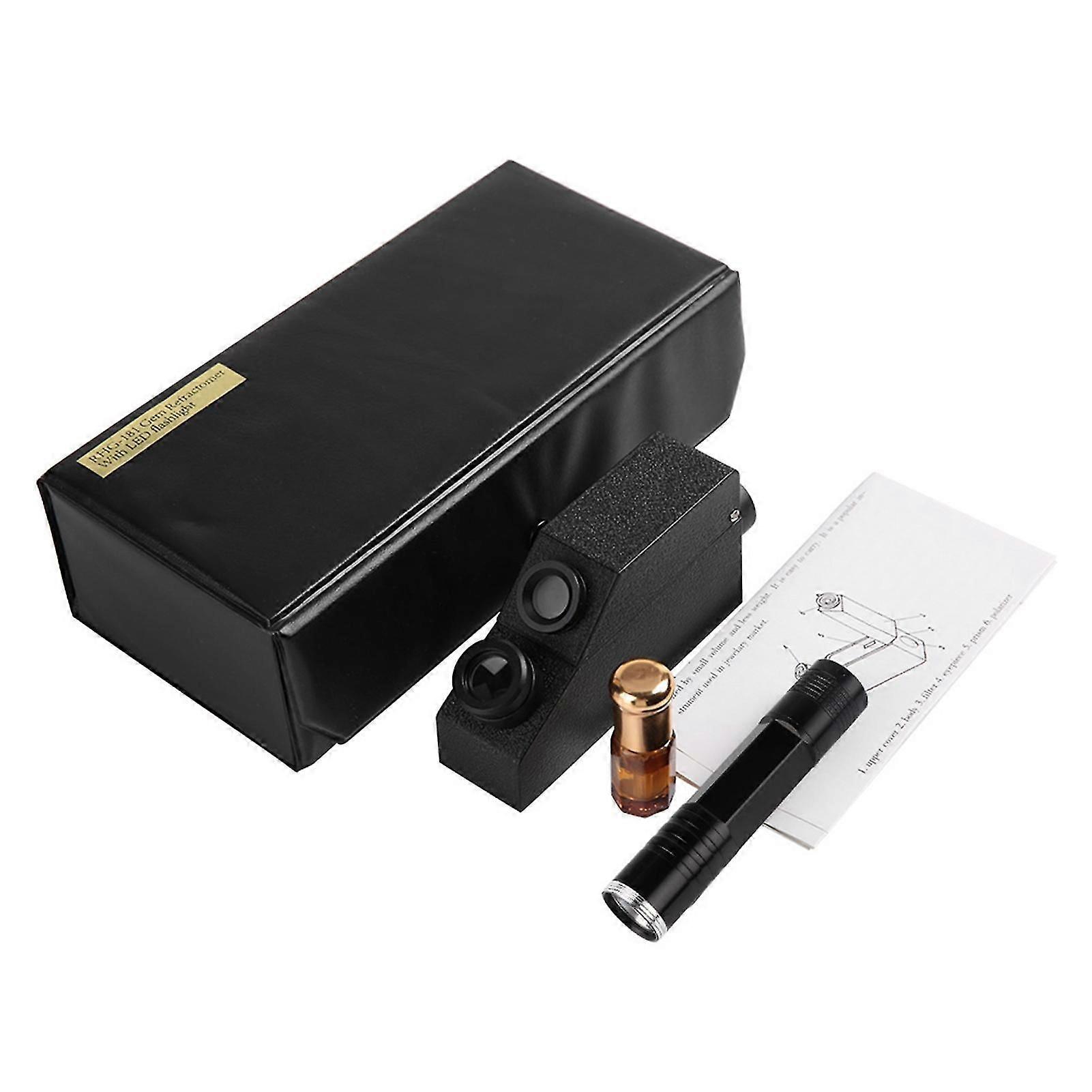Rhg181 1.30-1.81 Profesjonell Gemstone Ldentification Gem Refractometer
