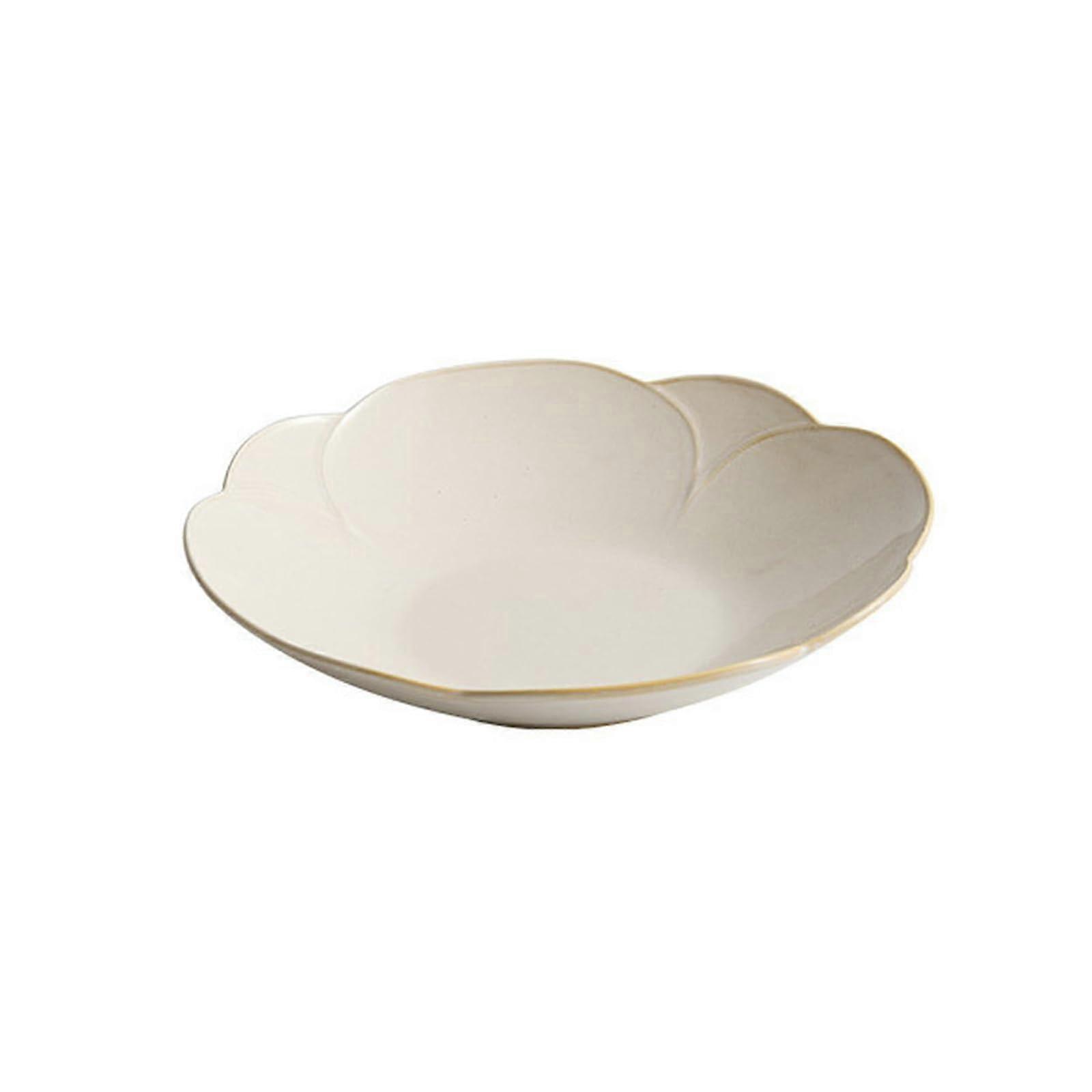 10 Inch Ceramic Soup Plate  Large Microwave Dishwasher Safe Dinnerware for Elegant Home Dining