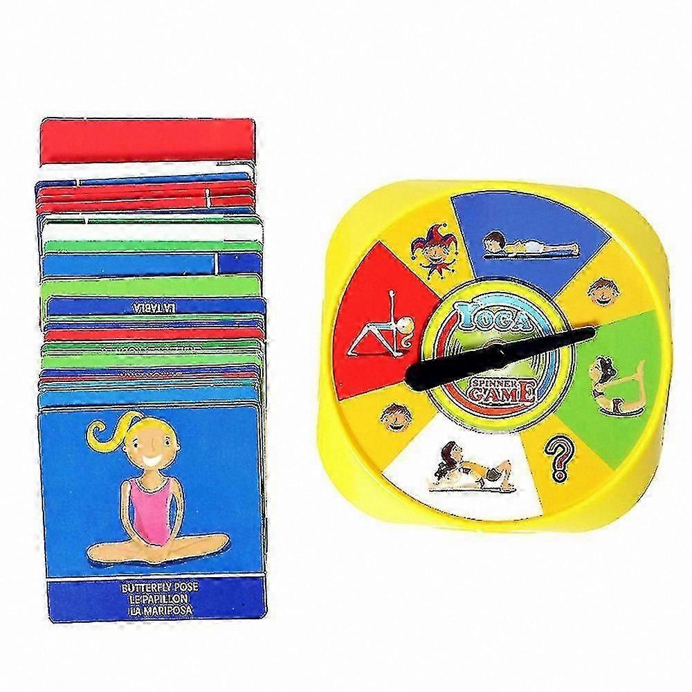 Interactive Yoga Cards for Kids & Parents, Early Development Exercise Game for Physical Activity