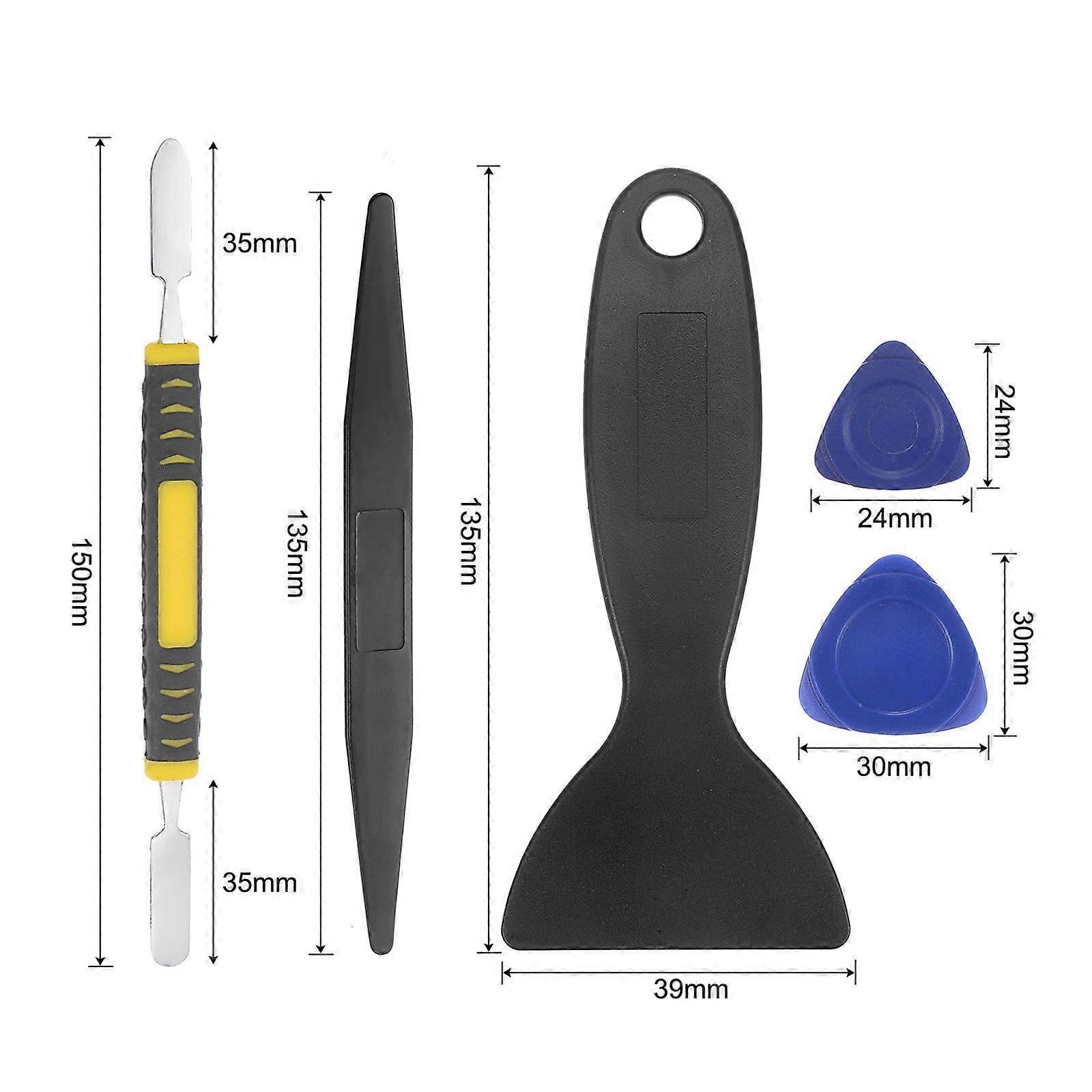 5in1 Set Electronics Repair Tool Kit Plastic Pry Bar Removal Set for Screen
