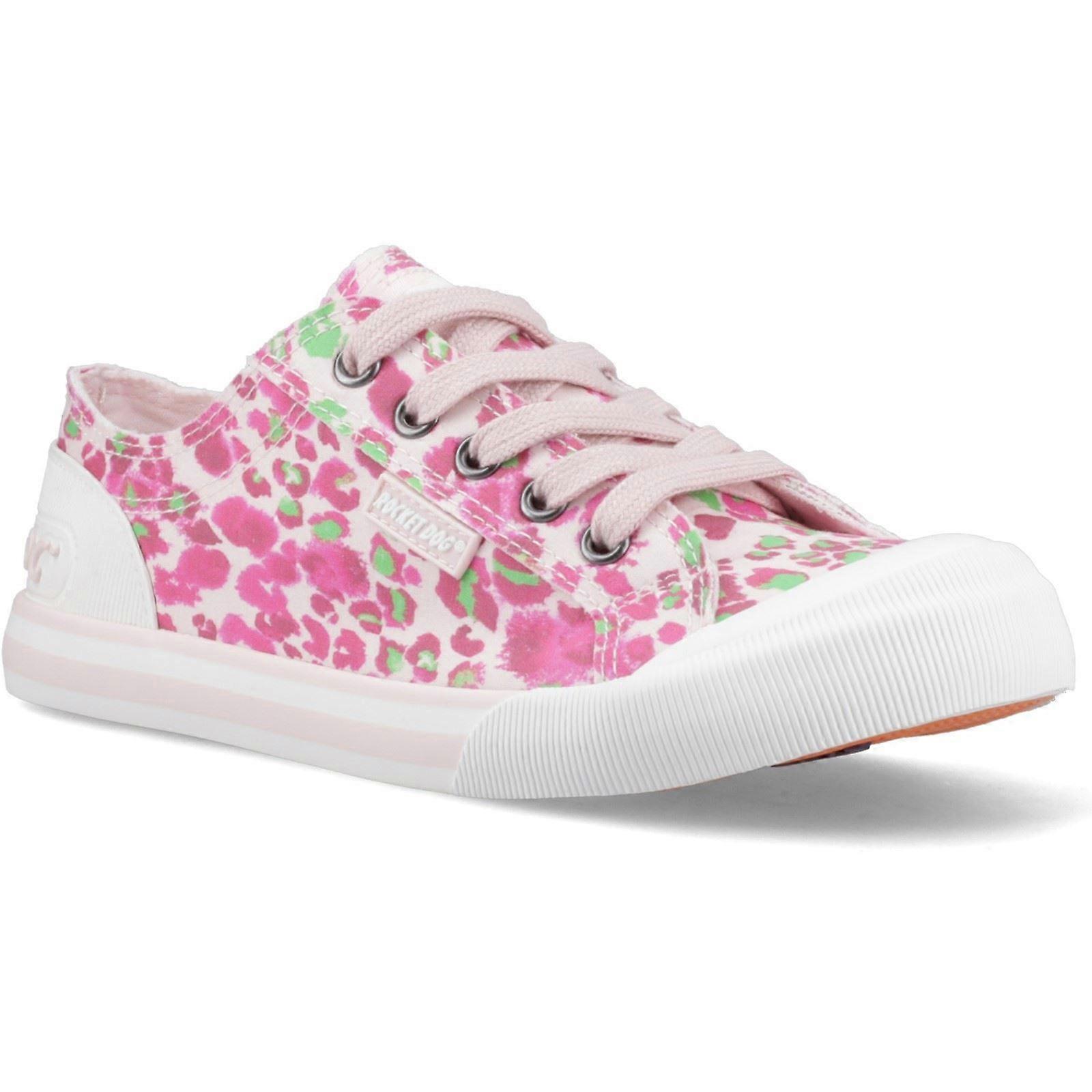 Rocket Dog Jazzin Snap Cotton Women's Pink/Multi Trainers