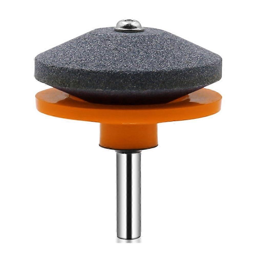 50MM Lawn Mower Blade Sharpener for Rotary Drill, Fast Sharpening, Universal Orange Grinding Tool