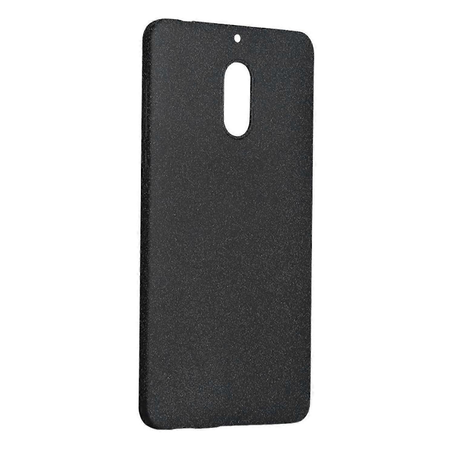 Phone Case for Nokia-6 Ultra-Thin Shockproof Soft TPU Matte Black Shell
