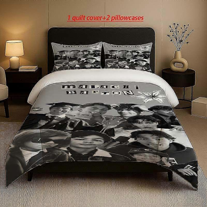 Malachi Barton Multi-Scene Collage Pattern Bedding Set Soft and Comfortable Suitable for All Seasons