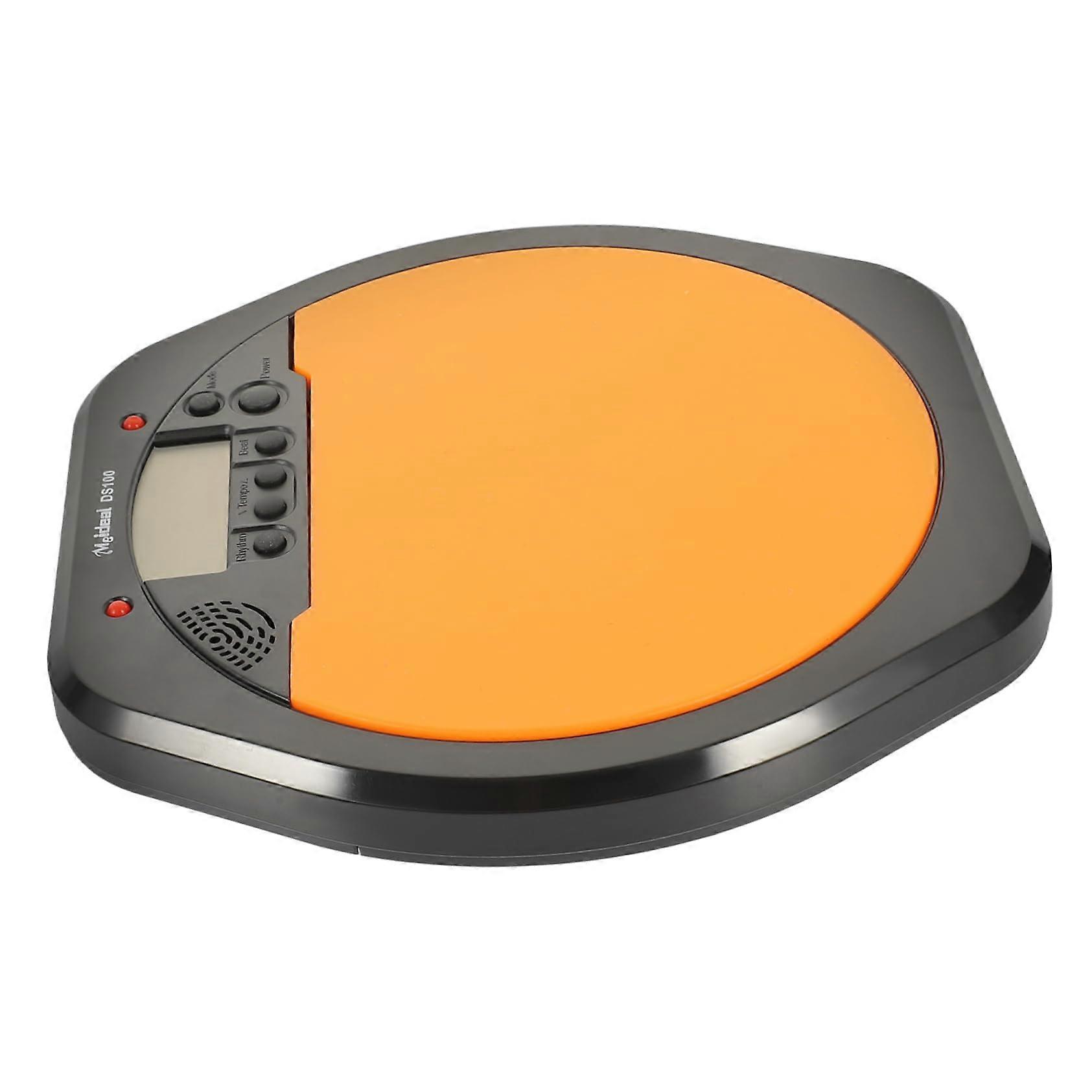 Digital Drum Practice Pad with Builtin Metronome, Adjustable Volume, LCD Display for All Levels