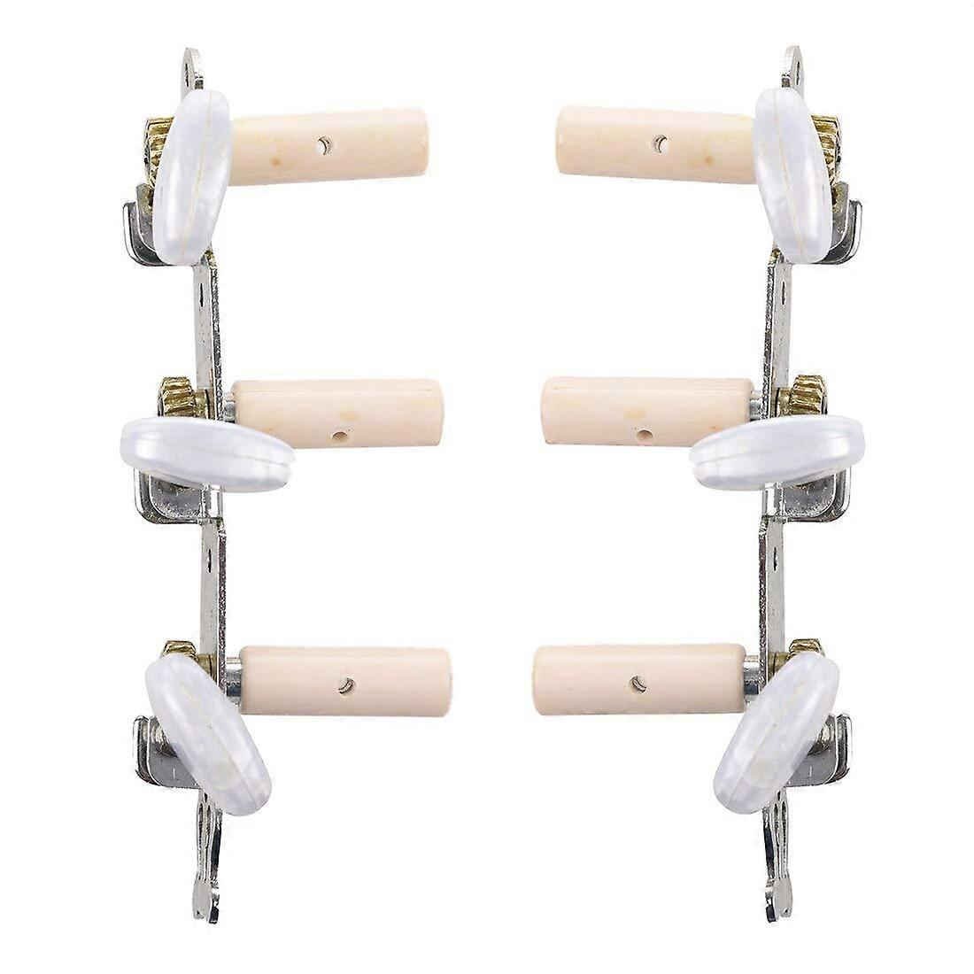 5X Pack 6pcs Classical Guitar Tuning Pegs with Oval Buttons for Stable Tuning and  Set