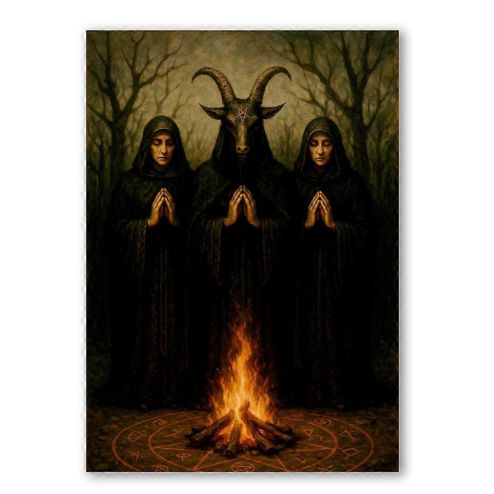 Baphomet Cult Jigsaw Puzzle Brain Teaser TP0002