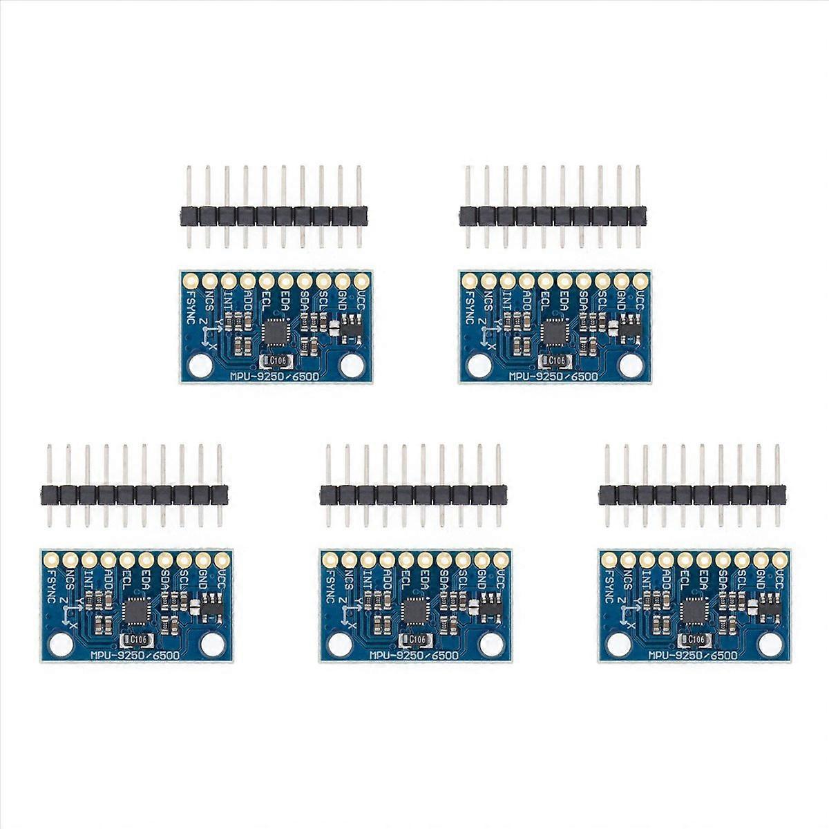 5X MPU-9250 -9250 9- Sensor Module I2C/SPI Communications Thriaxis Gyroscope + Triaxial Acceleromete