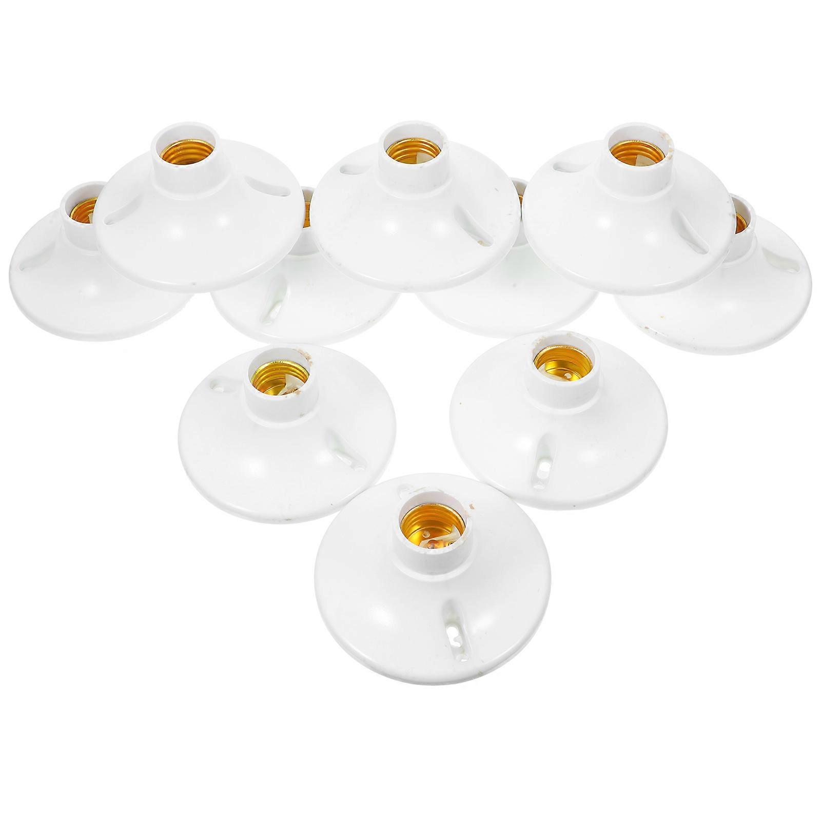 Flame Retardant Lamp Socket Bakelite Base for Ceiling Lamp 10Pcs