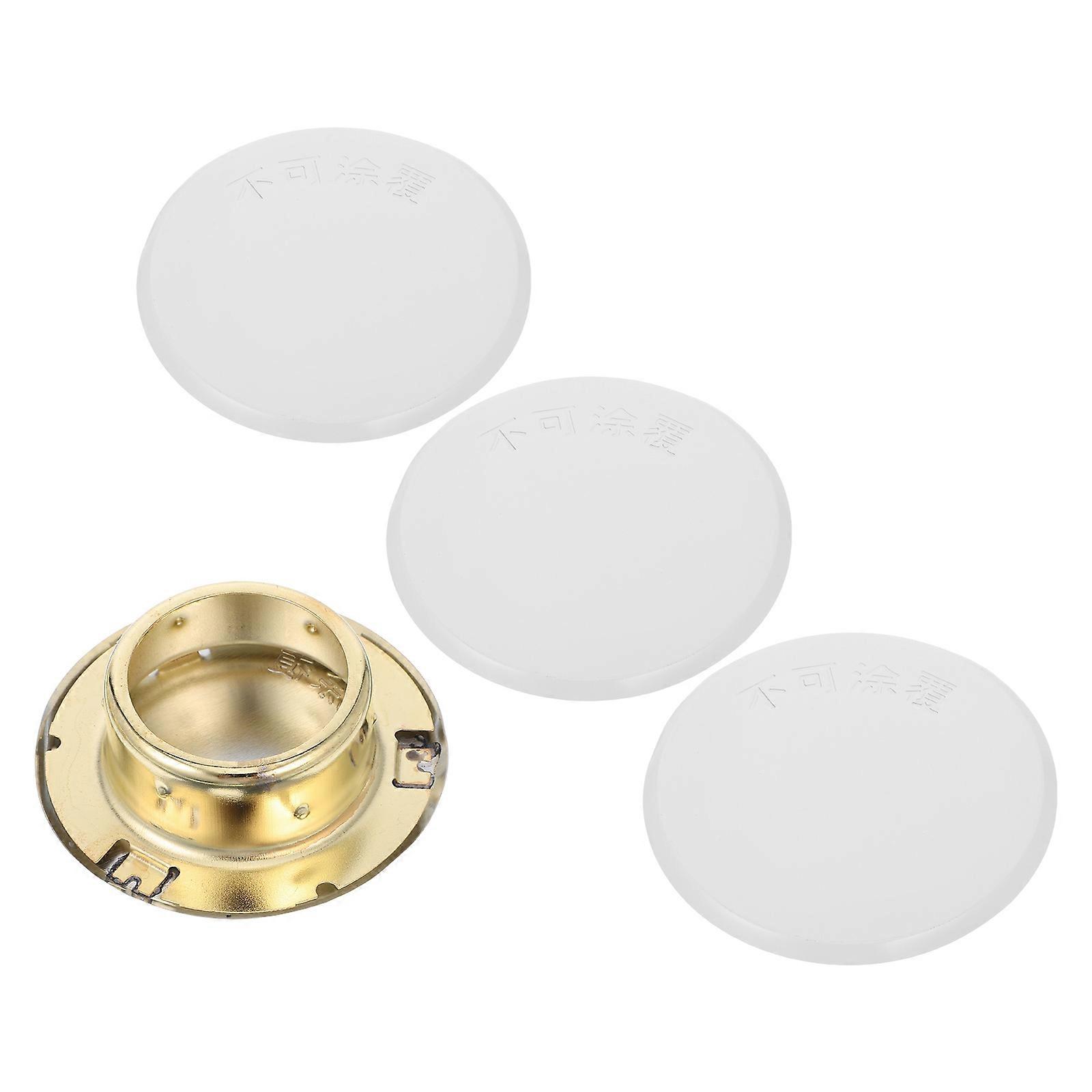 Concealed Fire Sprinkler Cover Flat Guard Plate for Ceiling 4Pcs