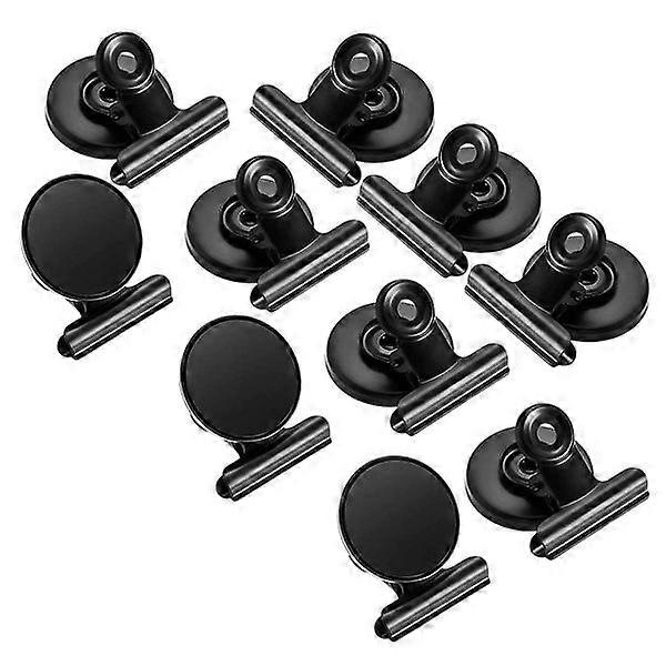 Stylish Magnetic Clips - 10-pack Black