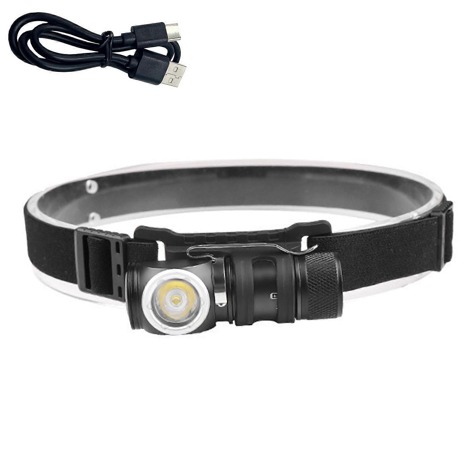 Small Headlight with USB Charging and Headband