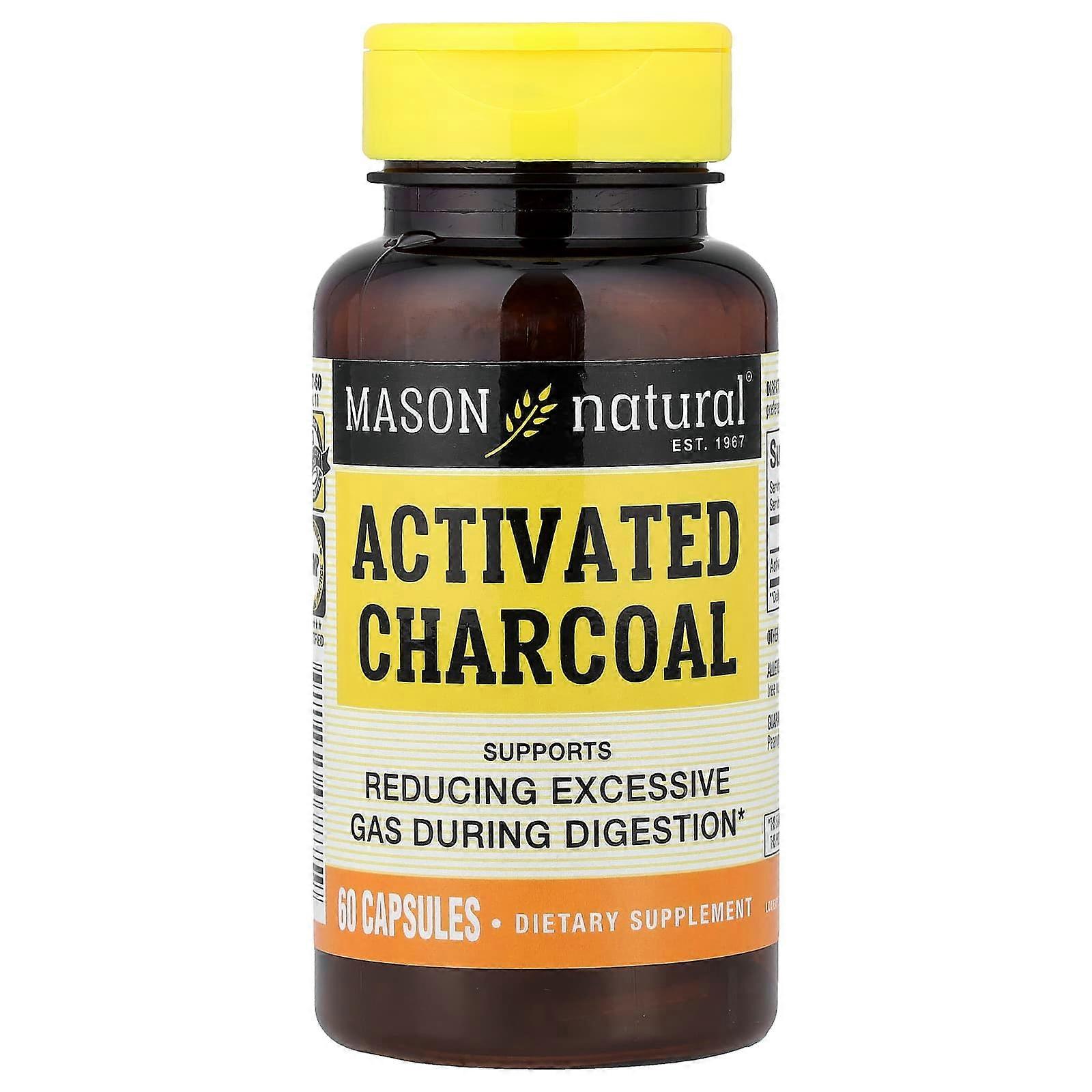 Mason Natural, Activated Charcoal, 60 Capsules