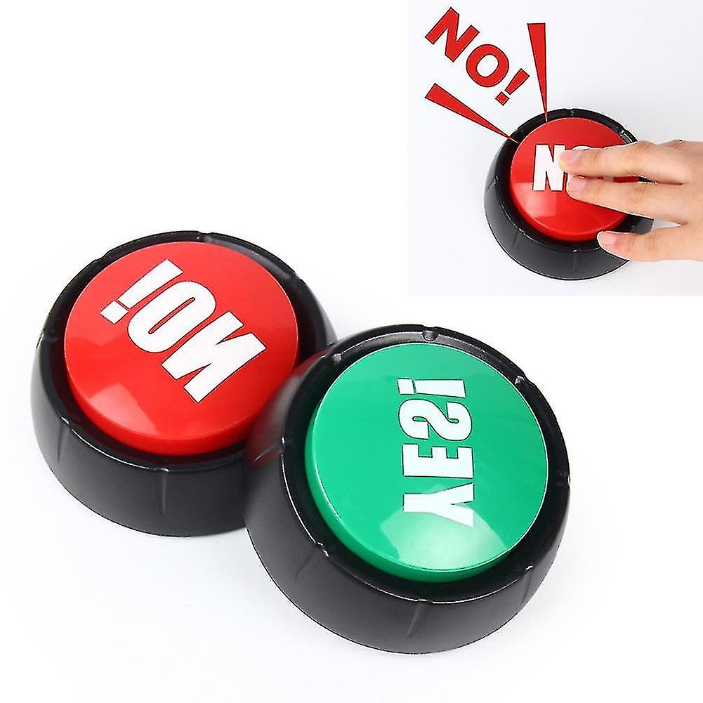 Electronic Talking Yes / No Sound Button - Home, Office, Party Gag Toy