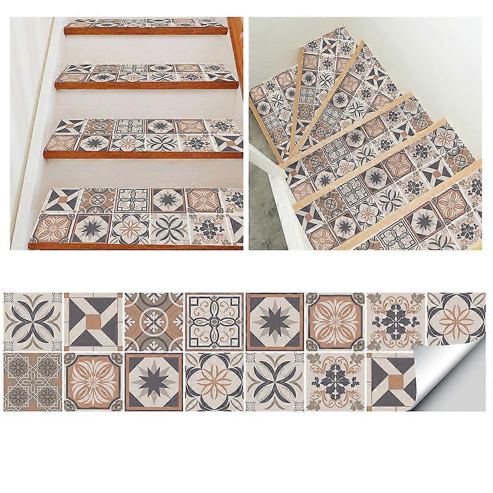 Assorted Color Stair Mural Stickers Removable Stair Riser