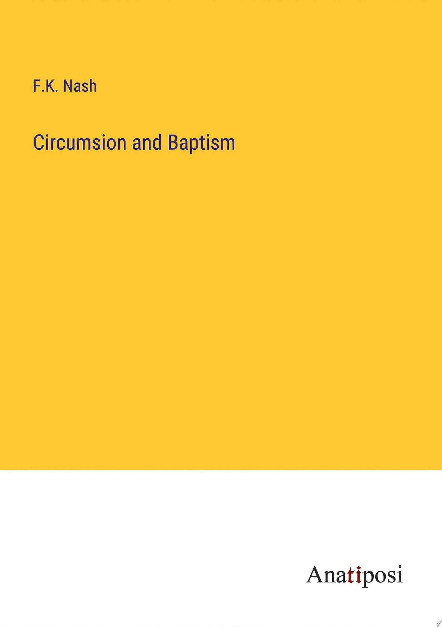 Circumsion and baptism