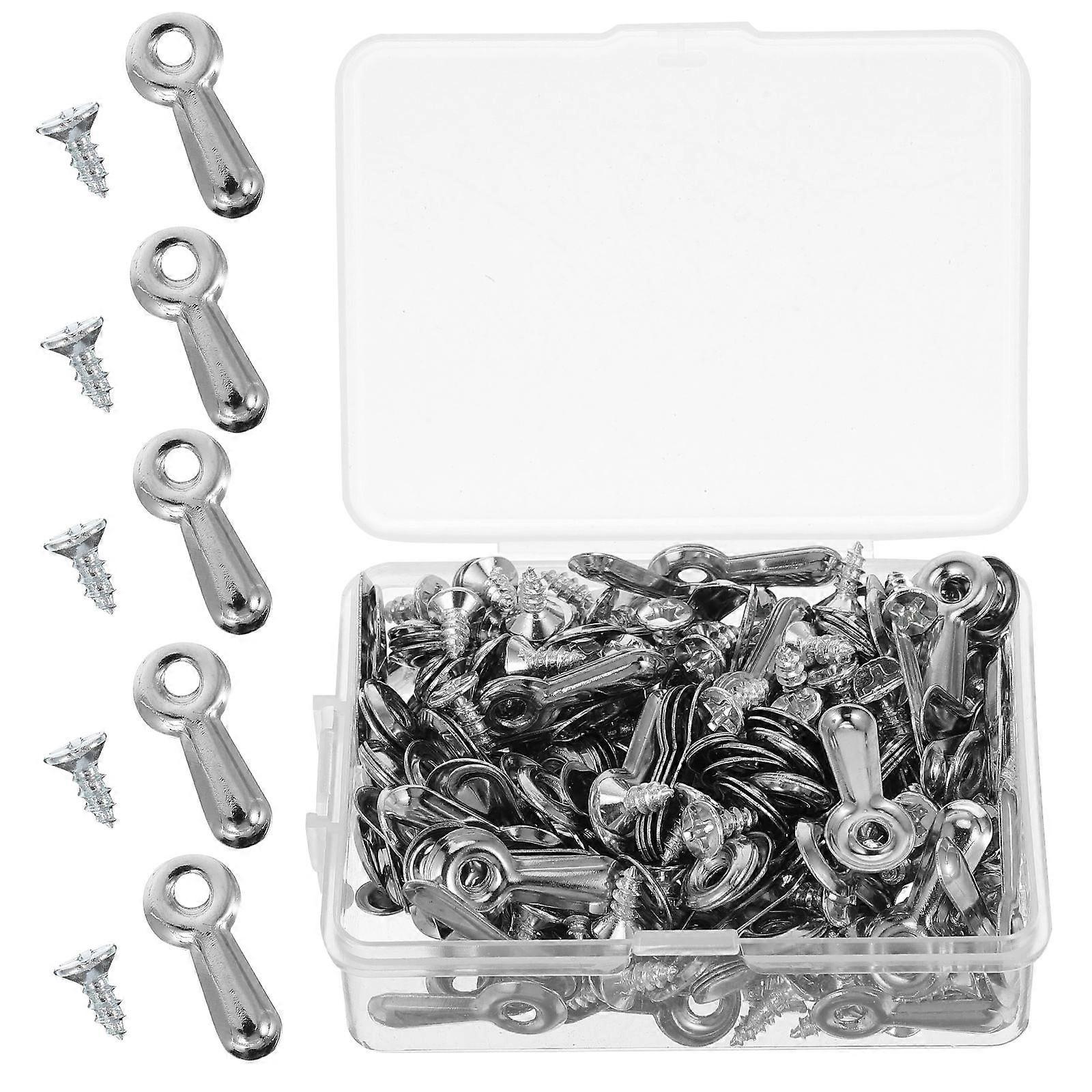 Picture Frame Turn Button Fasteners for Durable Use with 160Pcs Clips