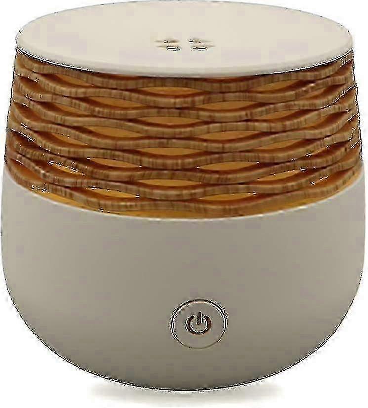 Small Essential Oil Diffusers Mini Diffuser For Essential Oils Wood Grain 30ml