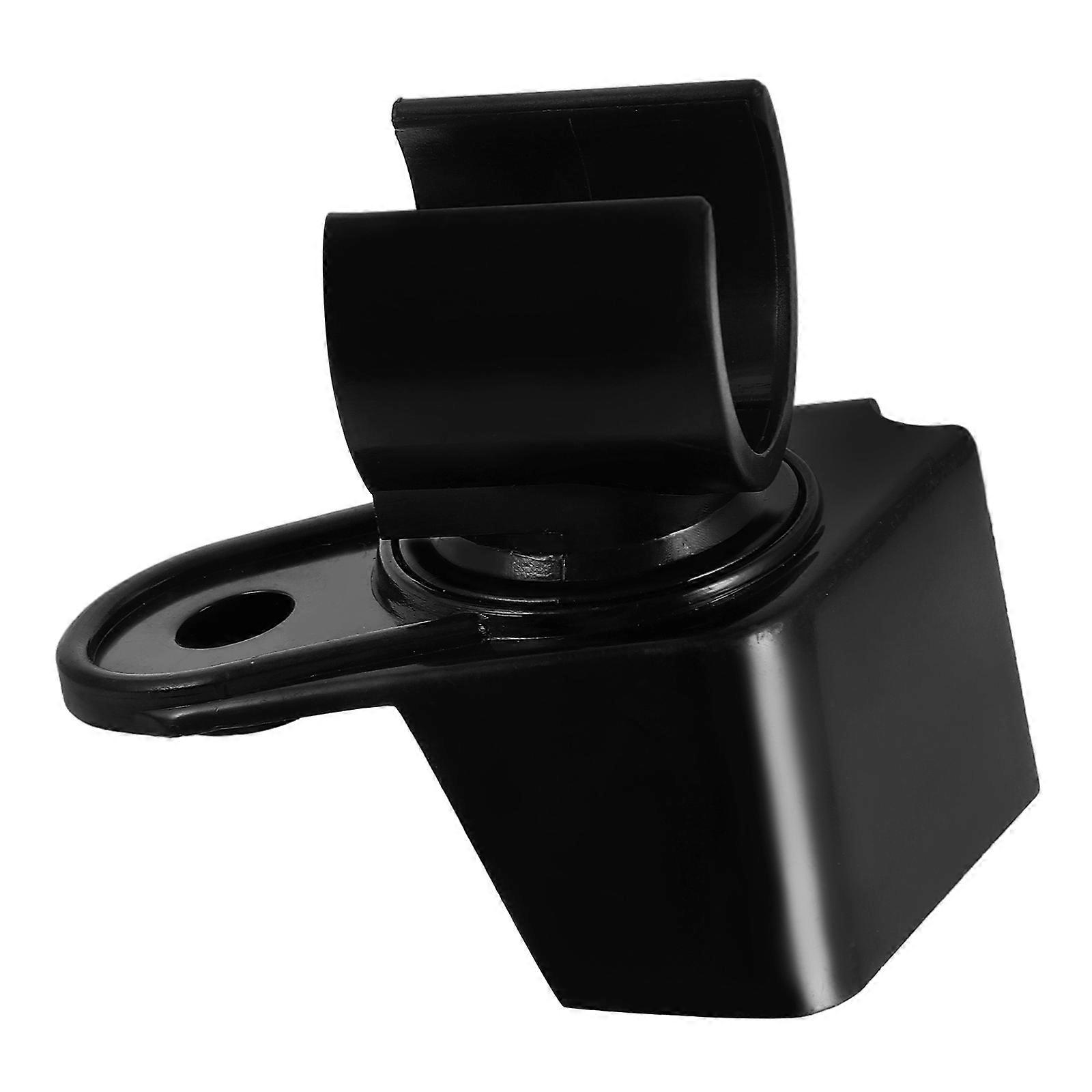 Flash Light Clip Mount Holder for Hard Hat Black Plastic