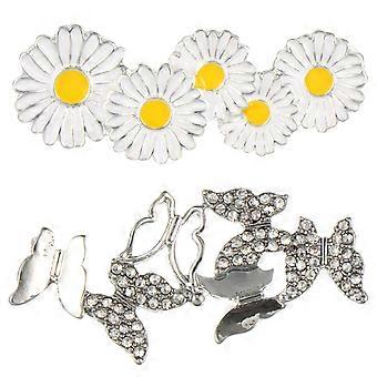 Shoelace Clip Creative Shoelaces Buckle Clip for Decor 2Pcs Alloy Material
