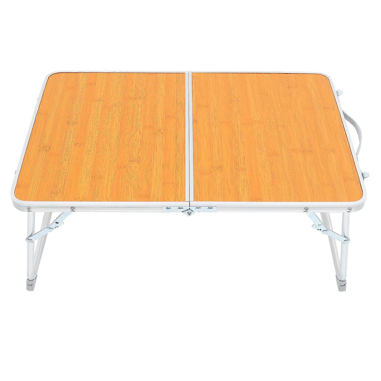 Convenient Bed Table Foldable Table for Outdoor Use Camping Accessory