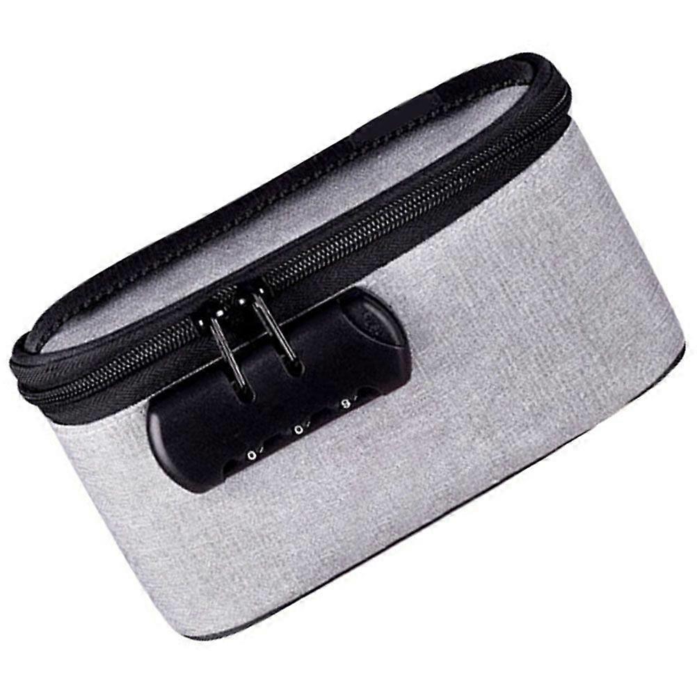 Practical Stamper Storage Box Multifunctional Seal Storage Bag with Coded Lock