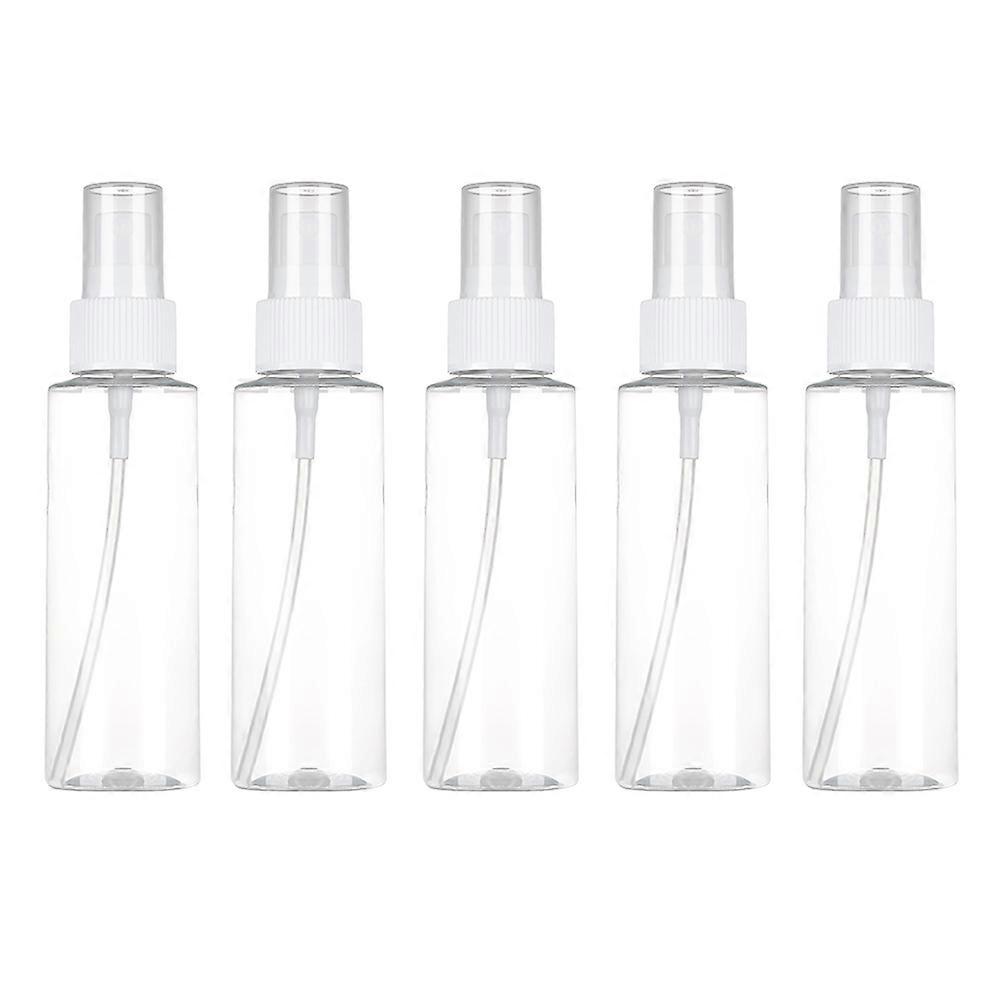 Empty Spray Bottle Clear Plastic Bottle for Cleaning Fluid 5Pcs Refillable