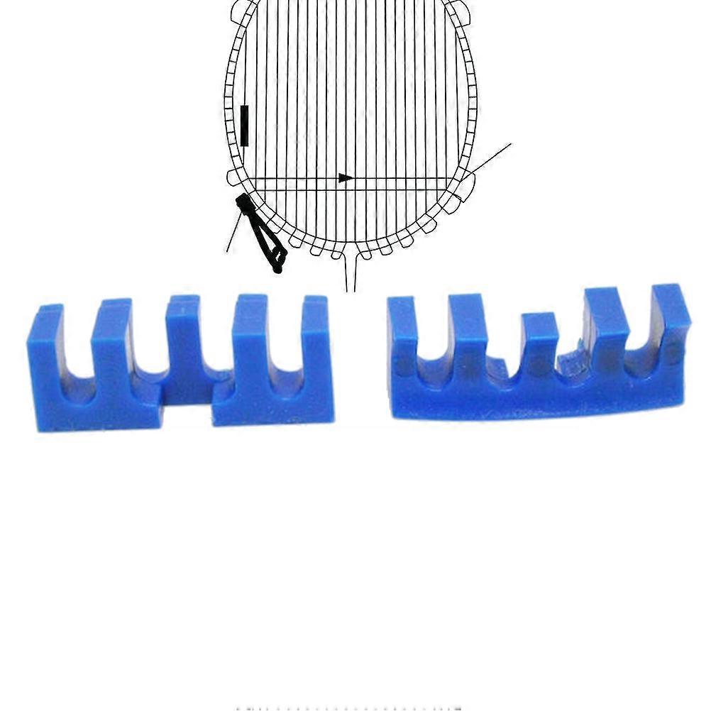 2PCS Badminton Racket Stringing Reducer Cable Machine High Pound protector Badminton Racket Stringing Machine Tool Load Spreader Adapter Attachment (B